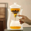 GobekUsa Glass Teapot with Magnetic Drip Pot and Base