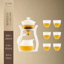 GobekUsa Glass Teapot with Magnetic Drip Pot and Base