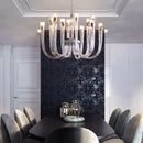 GobekUsa Glass Tube Dining Chandelier Modern Lamps
