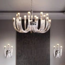 GobekUsa Glass Tube Dining Chandelier Modern Lamps