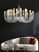 GobekUsa Glass Tube Dining Chandelier Modern Lamps