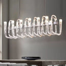 GobekUsa Glass Tube Dining Chandelier Modern Lamps