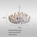 GobekUsa Glass Tube Dining Chandelier Modern Lamps