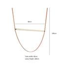 GobekUsa Glass Tube Pendant Lamp: Modern LED Lighting for Living Room, Duplex Villa Staircase