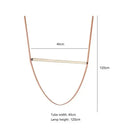 GobekUsa Glass Tube Pendant Lamp: Modern LED Lighting for Living Room, Duplex Villa Staircase