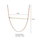 GobekUsa Glass Tube Pendant Lamp: Modern LED Lighting for Living Room, Duplex Villa Staircase