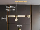 GobekUsa Glass Tubes Chandelier LED Pendant Lamp for Modern Luxury Lighting