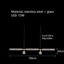 GobekUsa Glass Tubes Chandelier LED Pendant Lamp for Modern Luxury Lighting