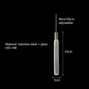 GobekUsa Glass Tubes Chandelier LED Pendant Lamp for Modern Luxury Lighting