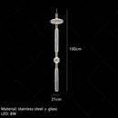 GobekUsa Glass Tubes Chandelier LED Pendant Lamp for Modern Luxury Lighting