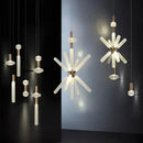 GobekUsa Glass Tubes Chandelier LED Pendant Lamp for Modern Luxury Lighting
