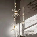 GobekUsa Glass Tubes Chandelier LED Pendant Lamp for Modern Luxury Lighting