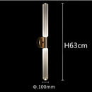 GobekUsa Glass Tubes LED Chandelier: Modern Luxury for Living Room, Bedroom, Hotel & Aisle