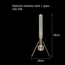 GobekUsa Glass Tubes LED Chandelier: Modern Luxury for Living Room, Bedroom, Hotel & Aisle