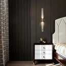 GobekUsa Glass Tubes LED Chandelier: Modern Luxury for Living Room, Bedroom, Hotel & Aisle