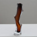 GobekUsa Glass Vase Branch Fork Shape Thick Bottle Floral Arrangement Terrarium