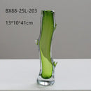 GobekUsa Glass Vase Branch Fork Shape Thick Bottle Floral Arrangement Terrarium