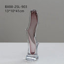 GobekUsa Glass Vase Branch Fork Shape Thick Bottle Floral Arrangement Terrarium