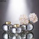 GobekUsa Glass Vase Desk Decoration Modern Floral Vases Room Decor Astral Bouquet
