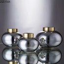 GobekUsa Glass Vase Desk Decoration Modern Floral Vases Room Decor Astral Bouquet
