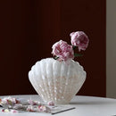 GobekUsa Glass Vase Floral Arrangement Terrarium Clamshell Craft Shell Home Decor