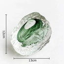 GobekUsa Glass Vase for Flowers | Elegant Wrinkle Design | Room Decor & Floral Arrangement