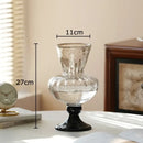 GobekUsa Glass Vase for Hydroponics Plant Pot Room Decor & Flower Arrangement