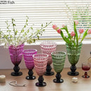 GobekUsa Glass Vase for Hydroponics Plant Pot Room Decor & Flower Arrangement