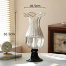 GobekUsa Glass Vase for Hydroponics Plant Pot Room Decor & Flower Arrangement