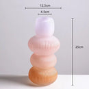GobekUsa Glass Vase Geometric Gradient Flowerpot Terrarium Home Decoration