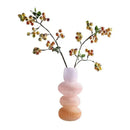 GobekUsa Glass Vase Geometric Gradient Flowerpot Terrarium Home Decoration