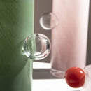 GobekUsa Glass Vase Geometric Sphere Fruit Bowl Storage Container for Flowers and Accessories