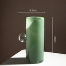GobekUsa Glass Vase Geometric Sphere Fruit Bowl Storage Container for Flowers and Accessories