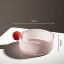 GobekUsa Glass Vase Geometric Sphere Fruit Bowl Storage Container for Flowers and Accessories