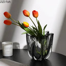 GobekUsa Glass Vase Hydroponics Desk Decoration Floral Arrangement Room Decor