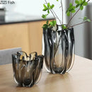 GobekUsa Glass Vase Hydroponics Desk Decoration Floral Arrangement Room Decor