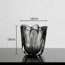 GobekUsa Glass Vase Hydroponics Desk Decoration Floral Arrangement Room Decor