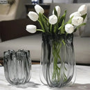 GobekUsa Glass Vase Hydroponics Desk Decoration Floral Arrangement Room Decor