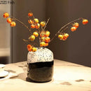 GobekUsa Glass Vase Hydroponics Flower Pot Gradient Desk Decor Room Aesthetic Elegant Vase