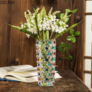 GobekUsa Glass Vase Hydroponics Flower Pots Desk Decoration Floral Vases