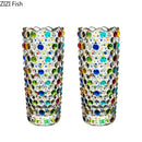 GobekUsa Glass Vase Hydroponics Flower Pots Desk Decoration Floral Vases