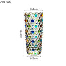 GobekUsa Glass Vase Hydroponics Flower Pots Desk Decoration Floral Vases