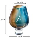 GobekUsa Glass Vase Hydroponics Plant Pots | Colourful Table Decoration Vases