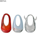 GobekUsa Glass Vase Terrarium Water Droplets Flower Arrangement Home Decoration Accessories