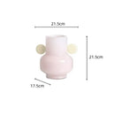 GobekUsa Glass Vase with Ears: Floral Arrangement Accessory