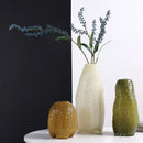 GobekUsa Glass Vase with Irregular Patterns for Flower Arrangement and Home Decor