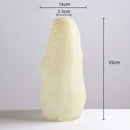 GobekUsa Glass Vase with Irregular Patterns for Flower Arrangement and Home Decor