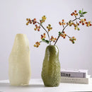 GobekUsa Glass Vase with Irregular Patterns for Flower Arrangement and Home Decor