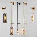 GobekUsa Glass Wall Art Light: Modern Loft Style Decor for Living Room, Bathroom, Dining Room