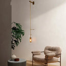 GobekUsa Glass Wall Art Light: Modern Loft Style Decor for Living Room, Bathroom, Dining Room